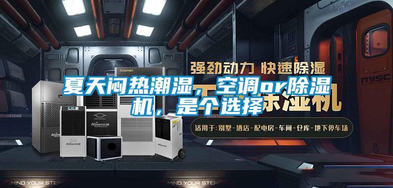 夏天悶熱潮濕，空調or除濕機，是個選擇