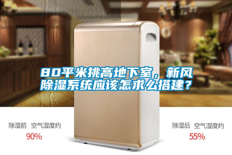 80平米挑高地下室，新風除濕系統應該怎求么搭建？