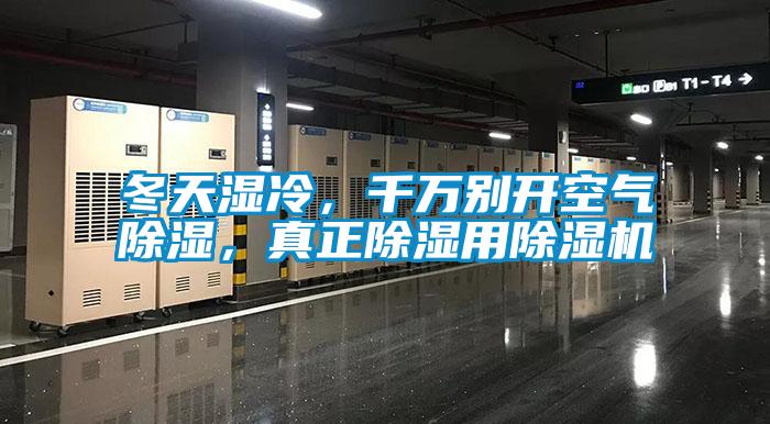 冬天濕冷，千萬別開空氣除濕，真正除濕用除濕機