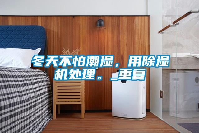 冬天不怕潮濕，用除濕機處理。_重復