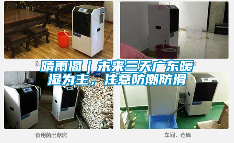 晴雨閣|未來三天廣東暖濕為主,注意防潮防滑