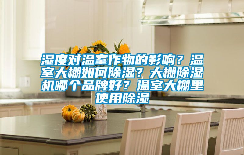濕度對溫室作物的影響？溫室大棚如何除濕？大棚除濕機哪個品牌好？溫室大棚里使用除濕